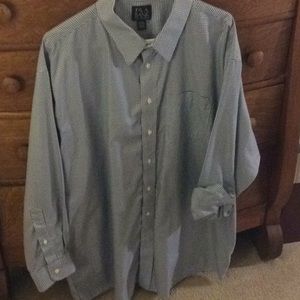 Men’s Jos. A. Bank 18-33 Blue/white 100% Cotton